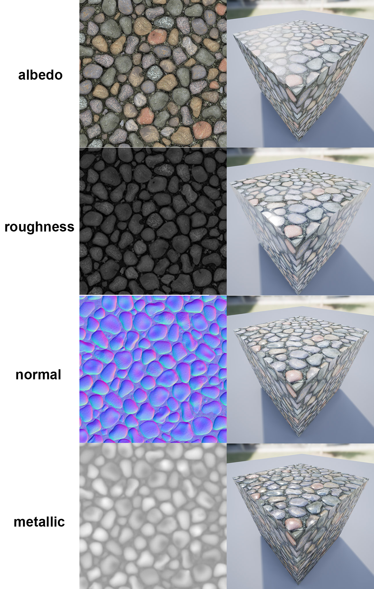 cobblestone material example